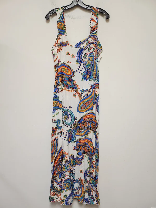 Dress Casual Maxi By 1.state In Paisley Print, Size: L