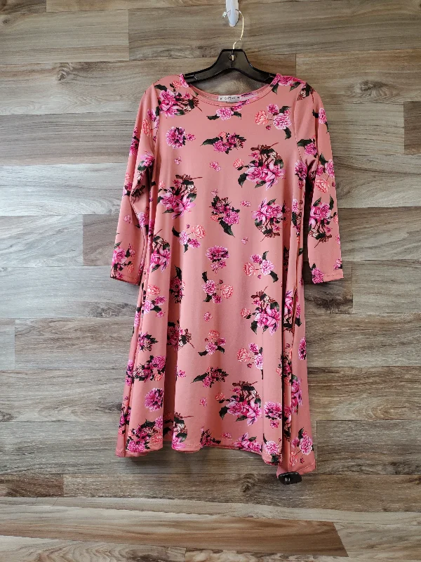 Dress Casual Midi By Honey & Lace In Floral Print, Size: Xs