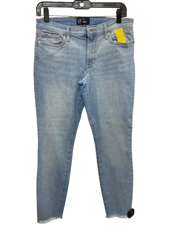 Jeans Skinny By Gap In Blue Denim, Size: 8