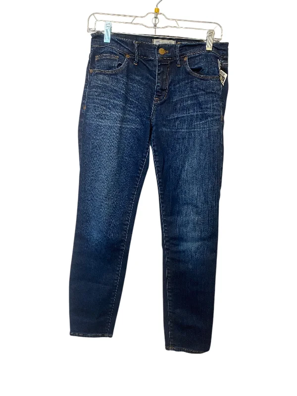 Jeans Skinny By Madewell In Blue Denim, Size: 4