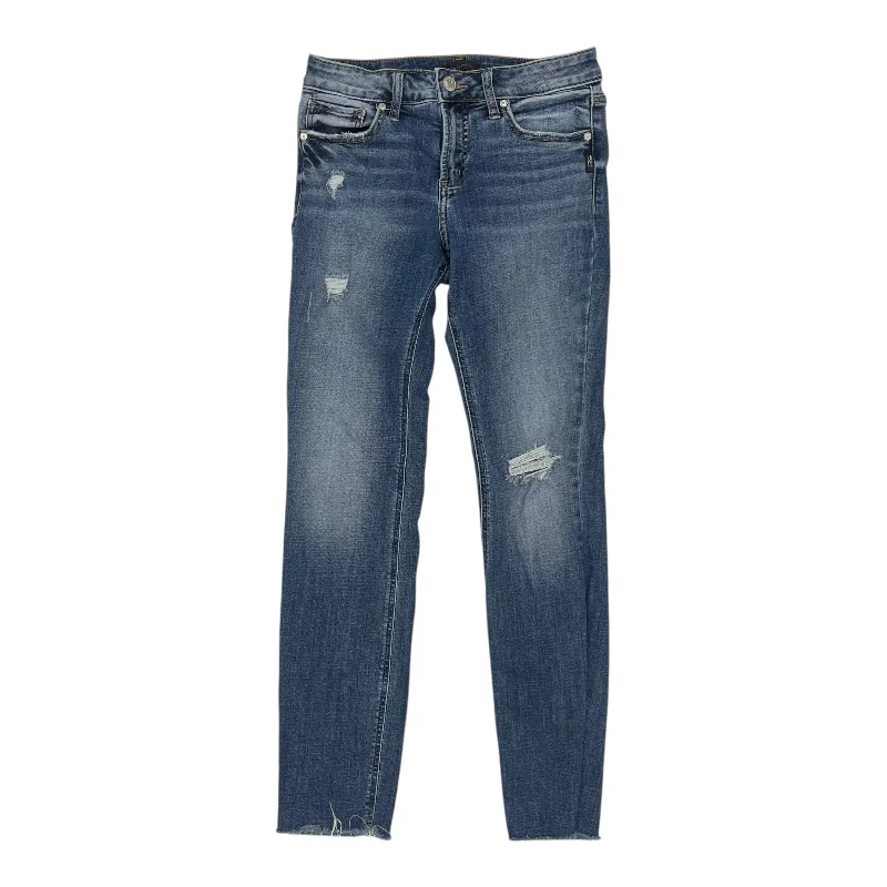 Jeans Skinny By Silver In Blue Denim, Size:6